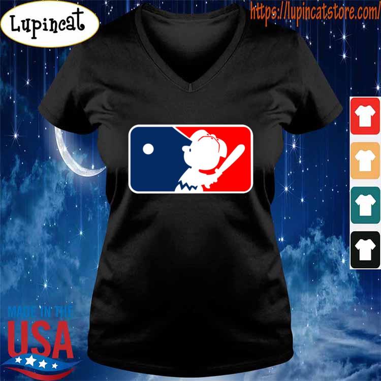 Charlie brown major league baseball mlb shirt, hoodie, sweater and long  sleeve