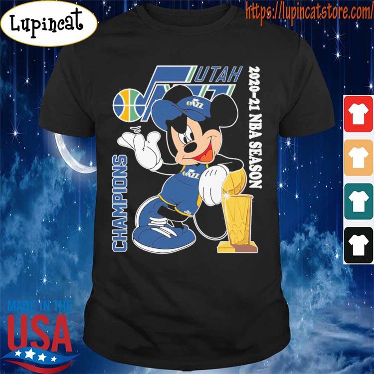 Mickey Mouse Utah Jazz Champions Nba Season Unisex T-Shirt