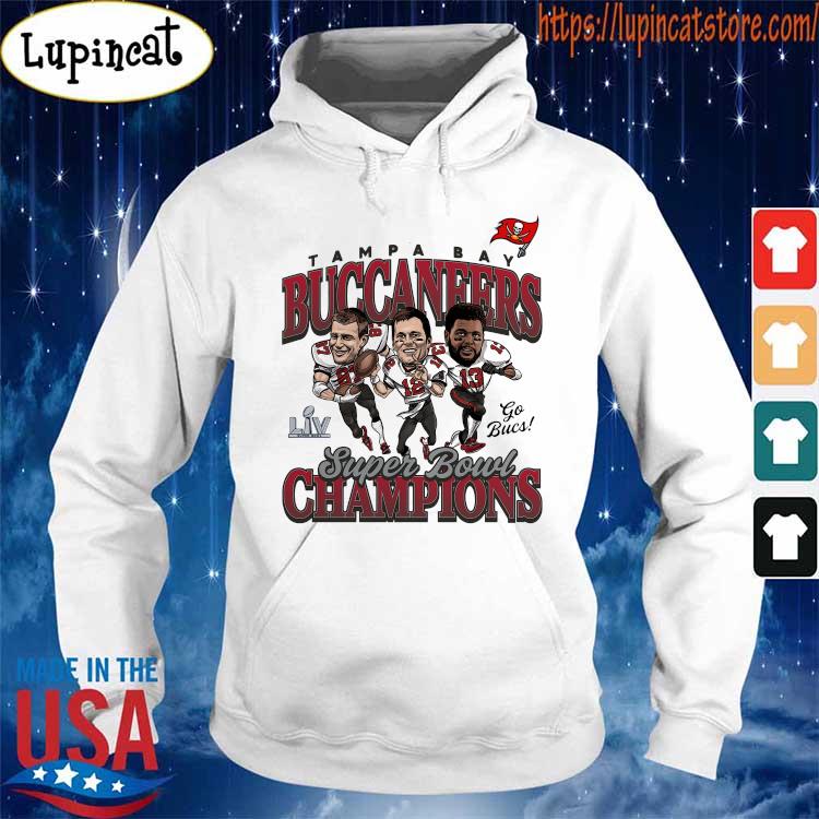 Tampa Bay Buccaneers Super Bowl LV Champions Caricature Trio shirt, hoodie,  sweater, long sleeve and tank top