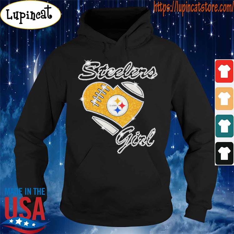 Pittsburgh Steelers Girl Heart Diamond T Shirt Trend T Shirt Store Online