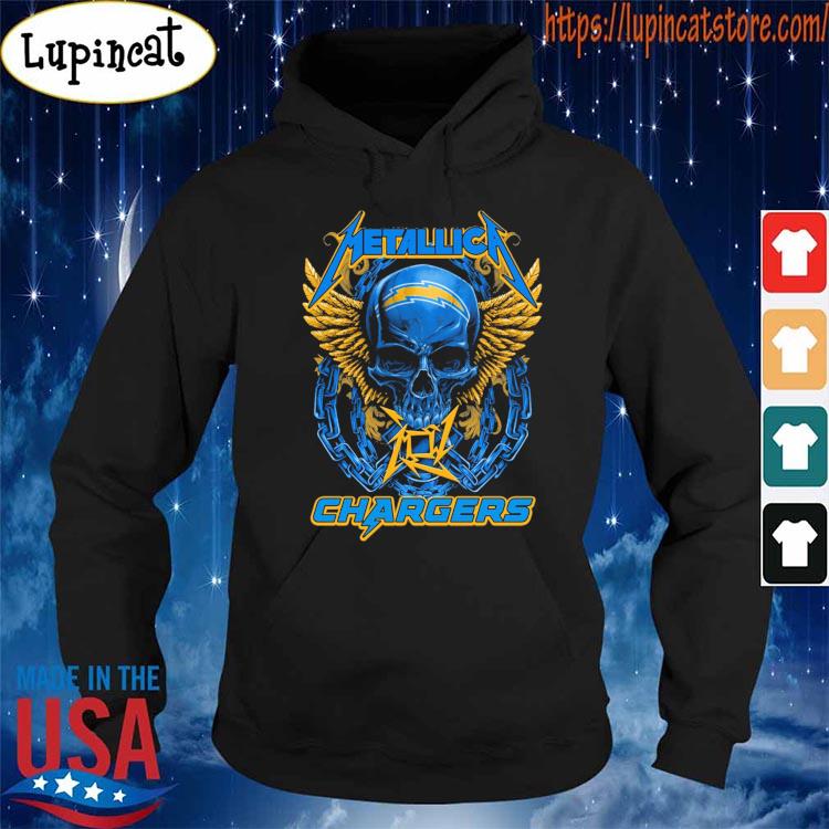 Official Skull Metallica Los Angeles Chargers shirt, hoodie, sweater, long  sleeve and tank top