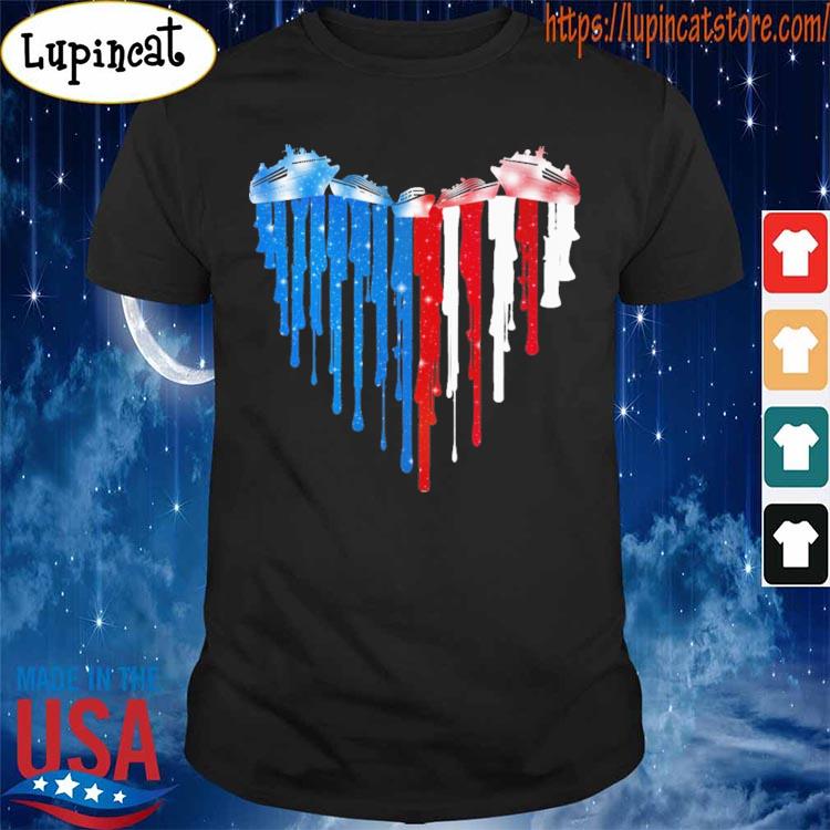 Heart Cruise American Flag s Shirt