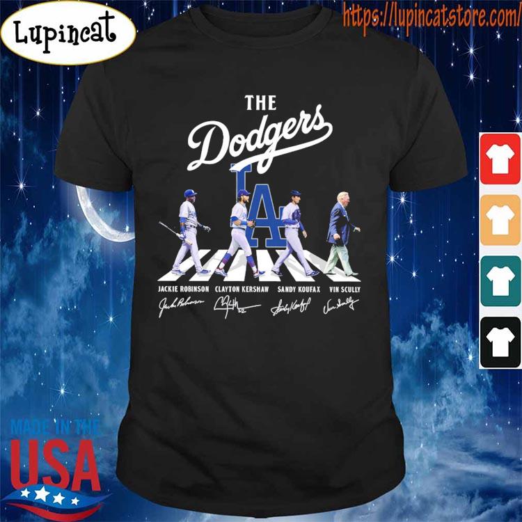 Abbey Road Los Angeles Dodgers Jackie Robinson Clayton Kershaw Signatures  Shirt, hoodie, sweater, long sleeve and tank top