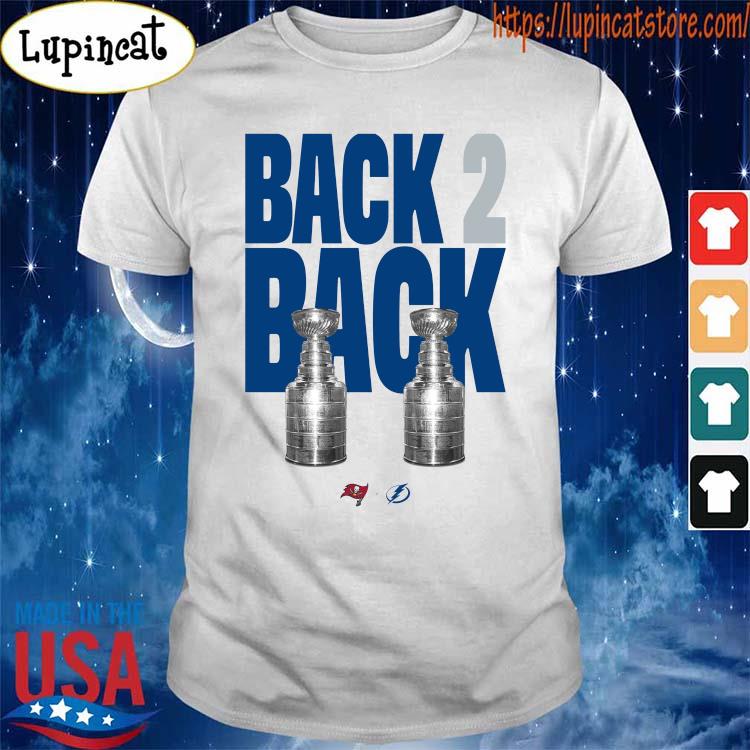 Back 2 Back Champions Lightning And Buccaneers 21 Shirt Hoodie Sweater Long Sleeve And Tank Top