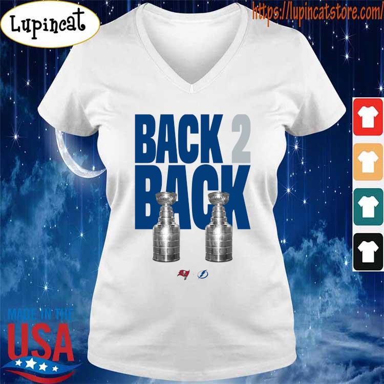 Back 2 Back Champions Lightning And Buccaneers 21 Shirt Hoodie Sweater Long Sleeve And Tank Top