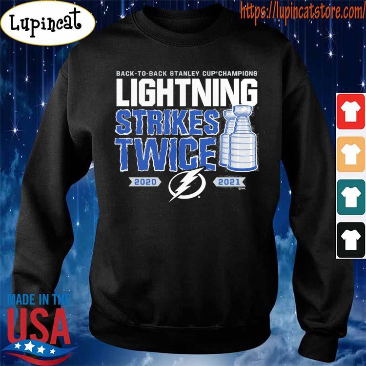 Tampa Bay Lightning strike twice shirt shirt, hoodie, sweater