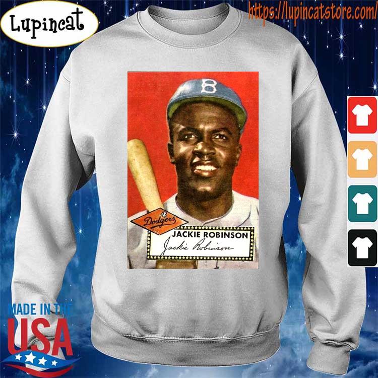 1952 Topps Baseball Jackie Robinson Dodgers shirt, hoodie, sweater