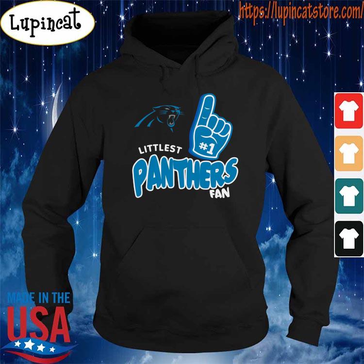 NFL Team Apparel Little Carolina Panthers Black Lil' Fan T-Shirt