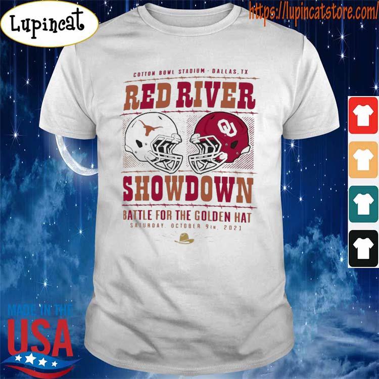 Official NFL Shop Texas Longhorns Vs. Oklahoma Sooners Champion 2022 Red  River Showdown shirt - Limotees