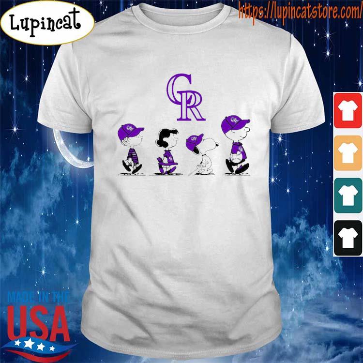 Peanuts Characters Just A Girl Who Loves Fall And Colorado Rockies Baseball  Shirt, hoodie, sweater, long sleeve and tank top