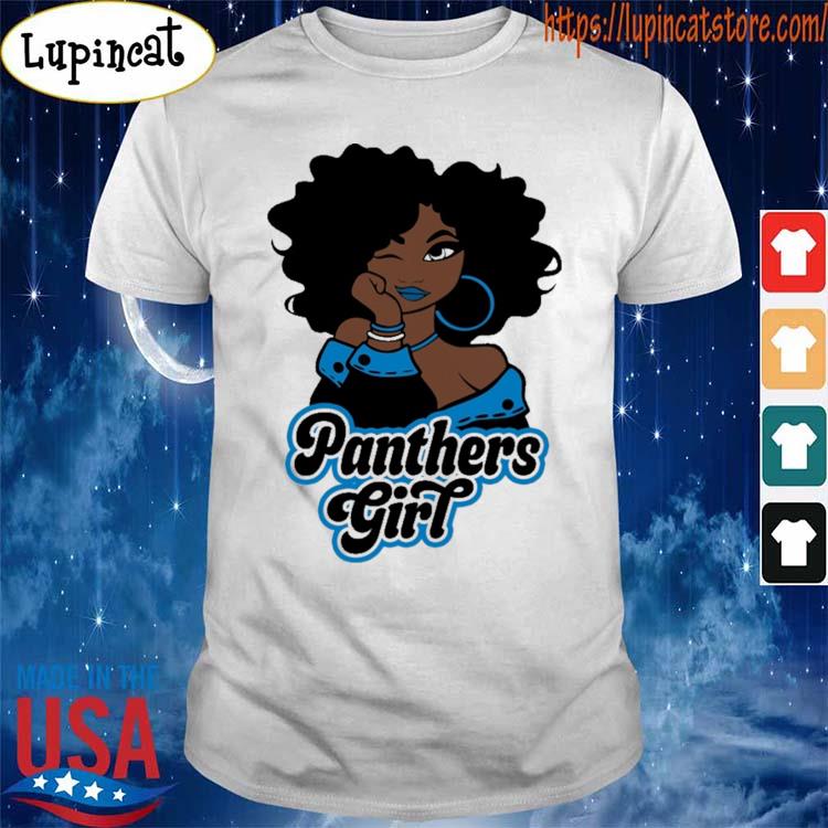Black Woman Carolina Panthers Girl 