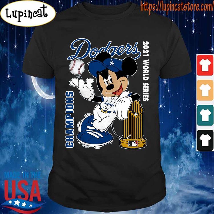 Officail Mickey Mouse Los Angeles Dodgers 2021 World Series