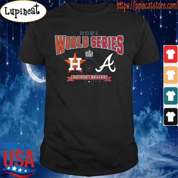 Men's Houston Astros vs. Atlanta Braves Fanatics Branded Black 2021 World  Series Matchup Change-Up T-Shirt