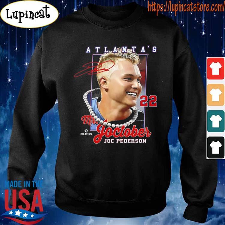 Official Joc Pederson Atlanta Braves signature shirt, hoodie