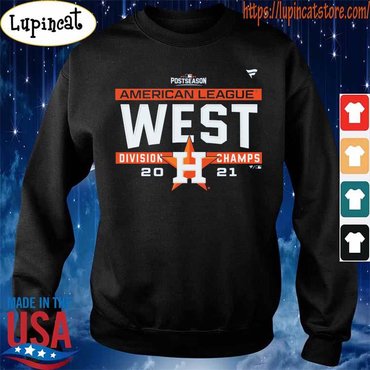Youth Houston Astros 2021 AL West Division Champions Locker Room T-Shirt  black, hoodie, sweater, long sleeve and tank top