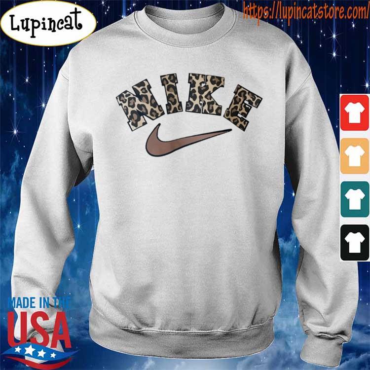 Nike animal print online logo sweatshirt