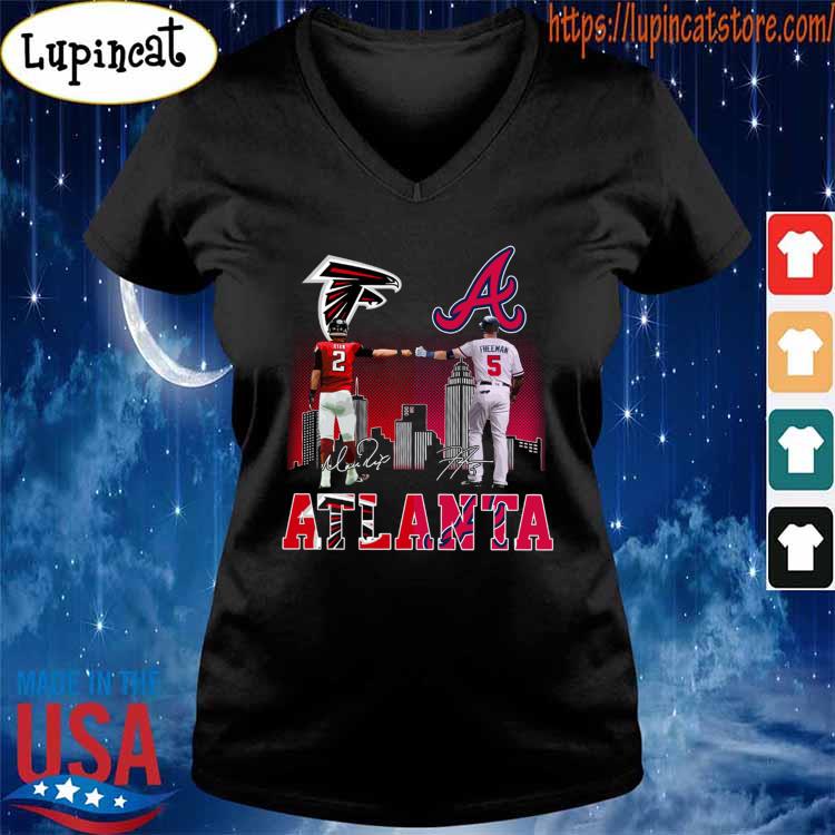 Original matt Ryan Atlanta Falcons and Freddie Freeman Atlanta Braves  signatures shirt, hoodie, sweater, long sleeve and tank top