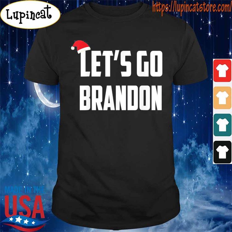 Official Let S Go Brandon Lets Go Brandon Santa Hat T Shirt Hoodie Sweater Long Sleeve And Tank Top