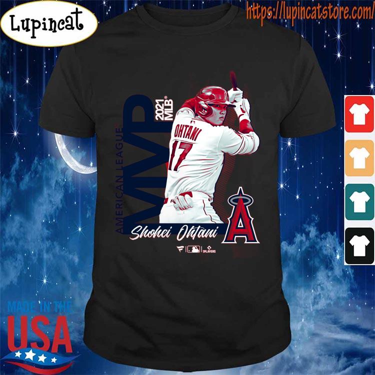 Official official Ohtani MVP Los Angeles Angels Stadium team shirt