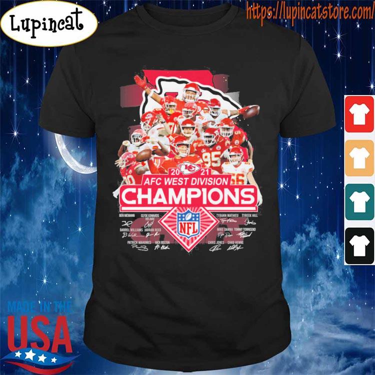 Kansas City Chiefs 2021 AFC west division champions shirt, hoodie, sweater  and long sleeve