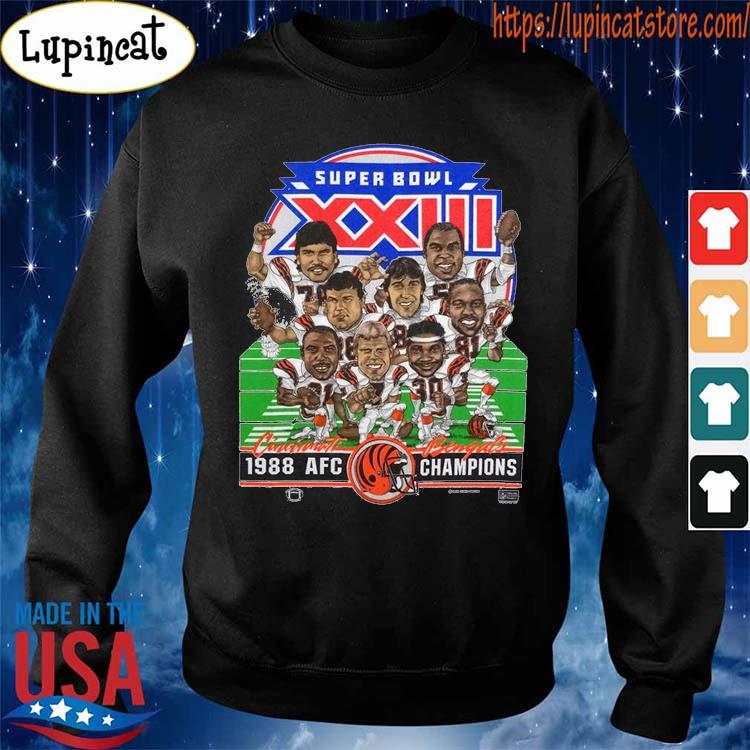 1988 Cincinnati Bengals AFC Champs national football league welcome to the  jungle shirt, hoodie, sweater, long sleeve and tank top