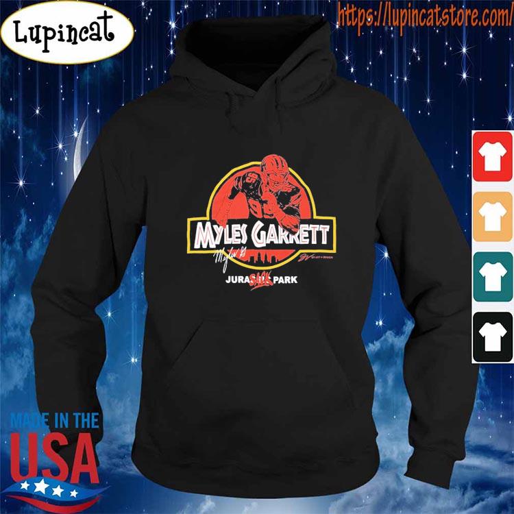 Cleveland That I Myles Garrett Signature Jurassic Park Sack T