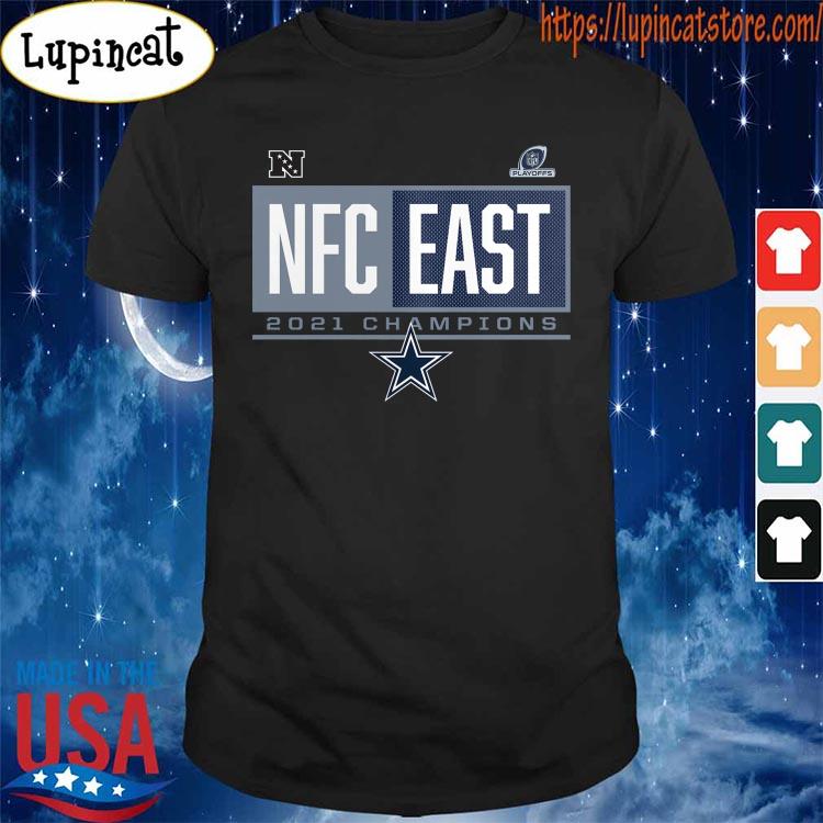 Men's Dallas Cowboys Fanatics Branded Navy 2021 NFC East Division Champions  Blocked Favorite T-Shirt