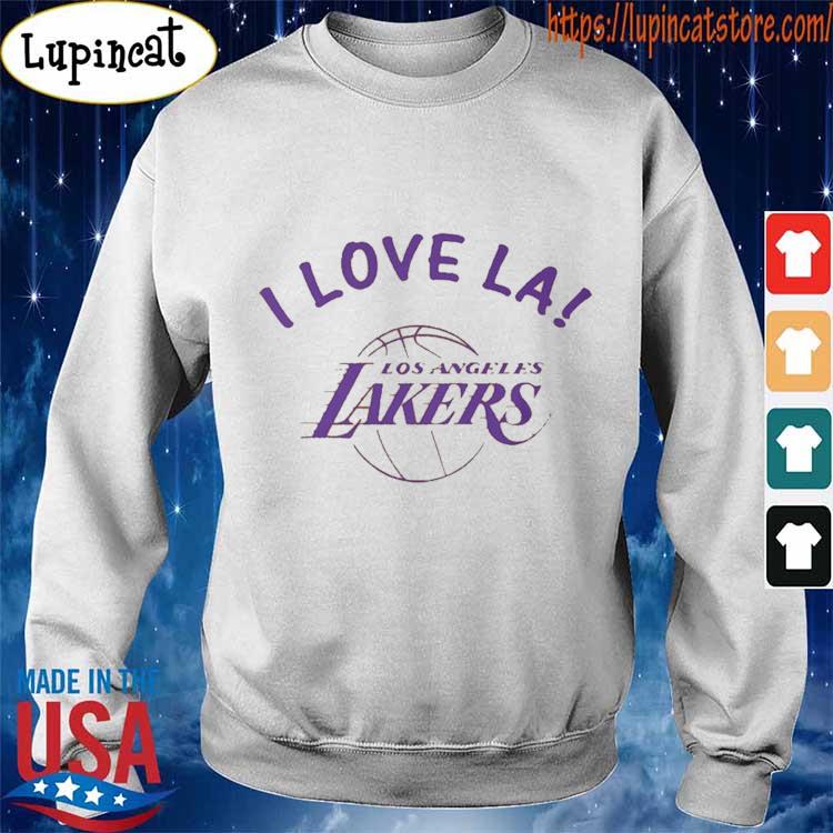 I Love LA Los Angeles Lakers T-shirt, hoodie, sweater, long sleeve and tank  top