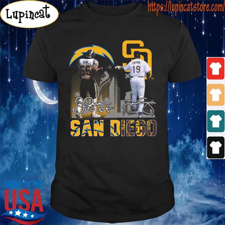 San Diego Sports Junior Seau And Tony Gwynn Signatures shirt, hoodie,  sweater, long sleeve and tank top