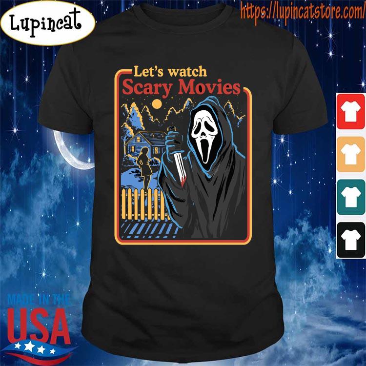 Ghost Face Killer Watch Scary Movies Men's Black T-shirt : Target