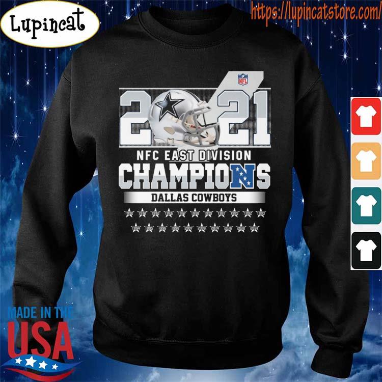 2021 Nfc East Division Champions Dallas Cowboys 2007 2009 2014 2016 2018  2021 Shirt, hoodie, sweater, long sleeve and tank top