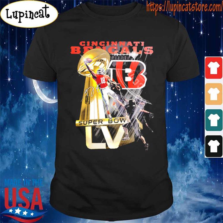 A. j. green cincinnati bengals super bowl trophy signature shirt