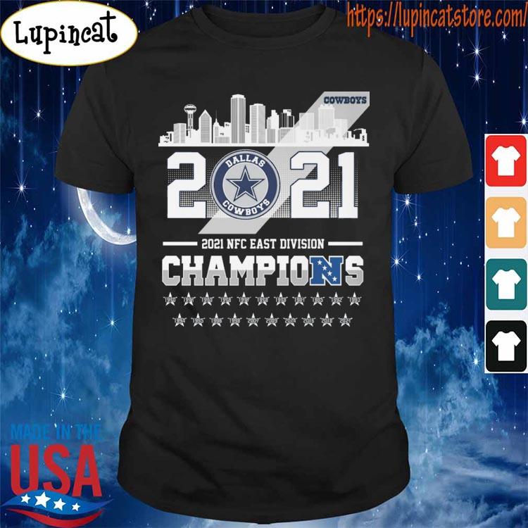 Dallas Cowboys Skyline NFC East Division Champions 2021 shirt, hoodie,  sweater, long sleeve and tank top