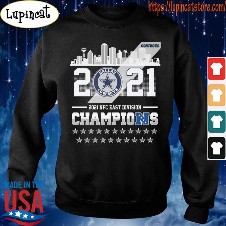 Dallas Cowboys 2021 NFC East Division Champions Players signatures shirt,  hoodie, sweater, long sleeve and tank top