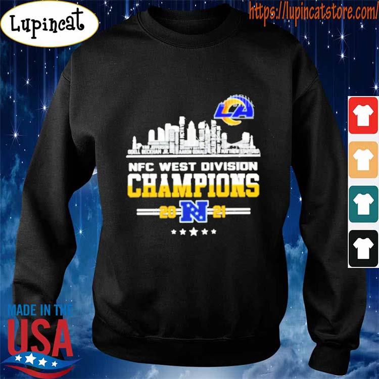 Los Angeles Rams NFC West Champions 2021 T-Shirt, hoodie, sweater, long  sleeve and tank top