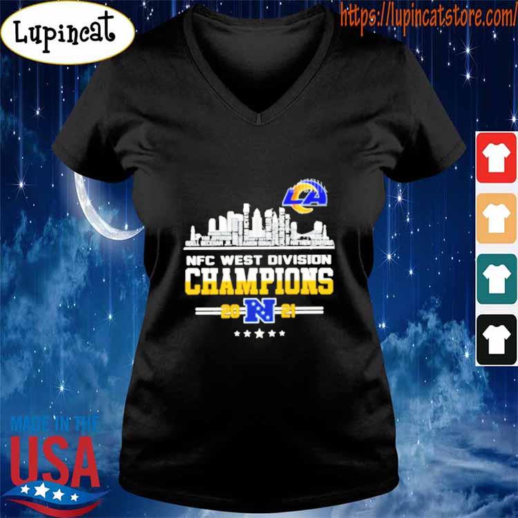 Rams 2021 nfc west division champions shirt, hoodie, sweater, long sleeve  and tank top