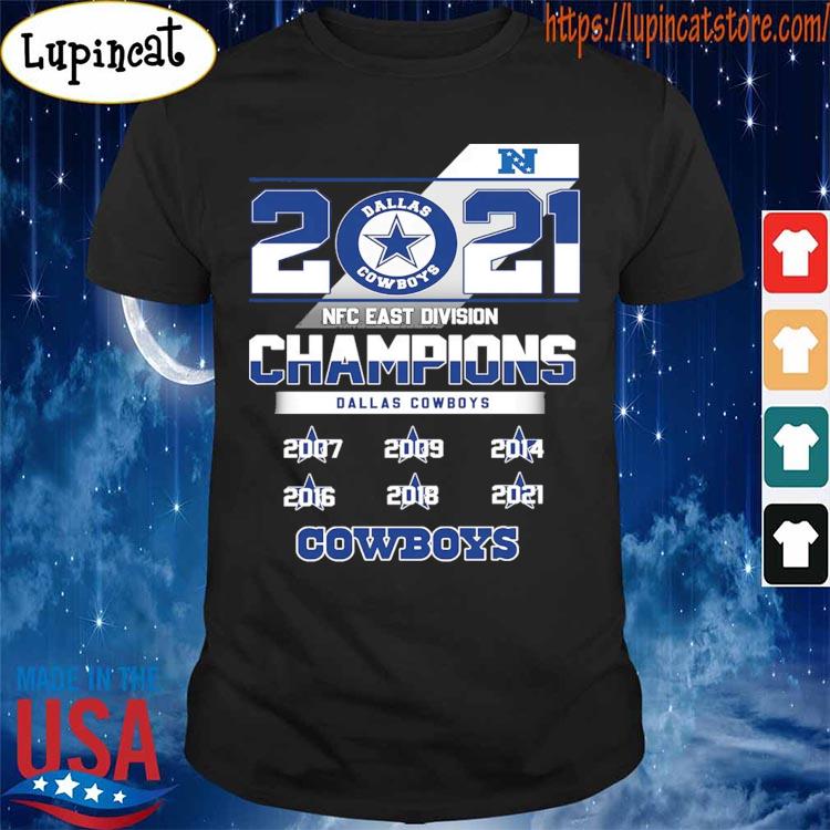 Dallas Cowboys 2021 NFC East Division Champions 2007-2021 shirt, hoodie,  sweater, long sleeve and tank top