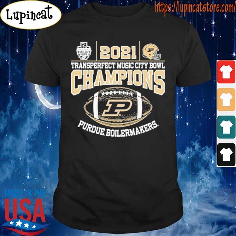 Purdue Boilermakers 2021 2022 Champions Music City Bowl T-Shirt