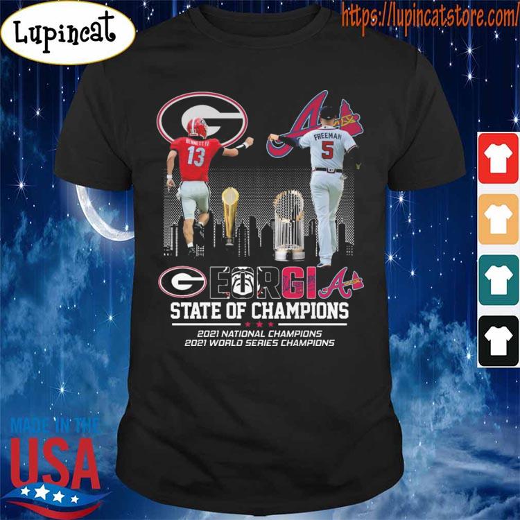 Official Atlanta Braves And Georgia Bulldogs State Of Champions