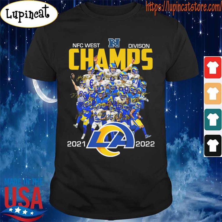 Official official Los Angeles Rams Champions 2021 Nfc West Champs Shirt,  hoodie, sweater, long sleeve and tank top