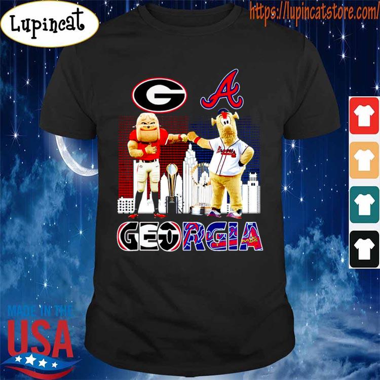 Official Mascot Georgia Bulldogs and Atlanta Braves Georgia shirt