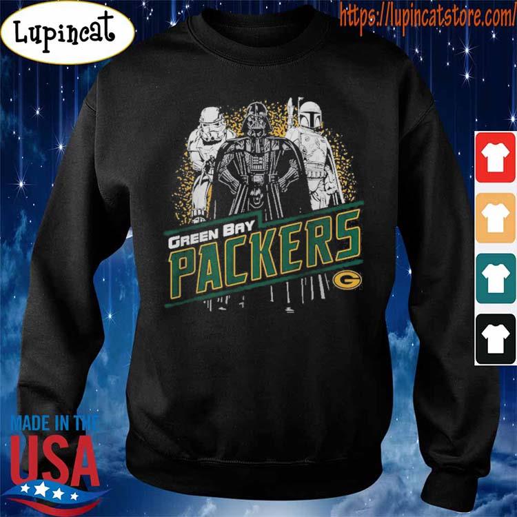 Original official Green Bay Packers Junk Food Empire Star Wars 2022 T-Shirt,  hoodie, sweater, long sleeve and tank top