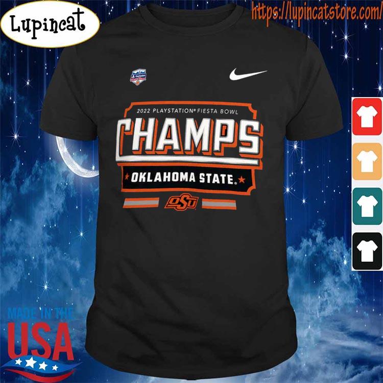 Official Oklahoma State Cowboys Nike 2022 Fiesta Bowl Champions Locker Room  T-Shirt, hoodie, sweater, long sleeve and tank top