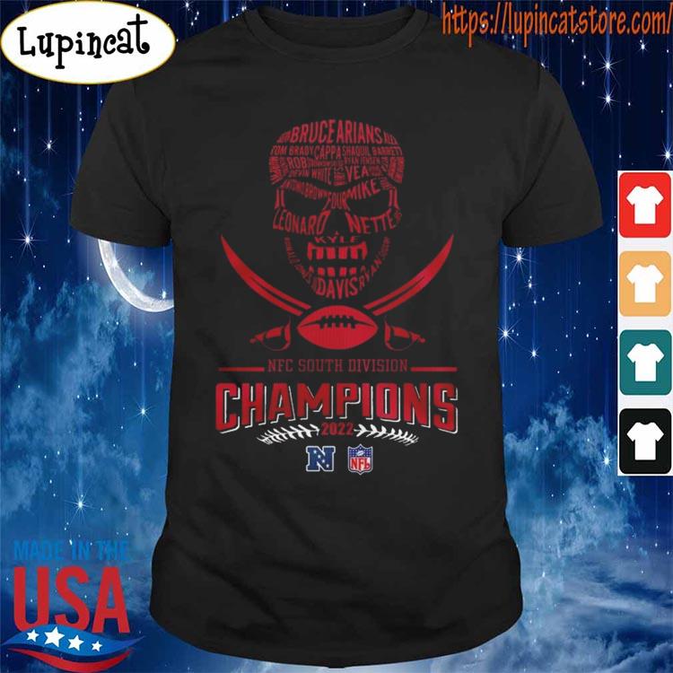 Skull Tampa Bay Buccaneers Football Team 2022 Nfc South Division Champions  Shirt, hoodie, tank top, sweater and long sleeve t-shirt