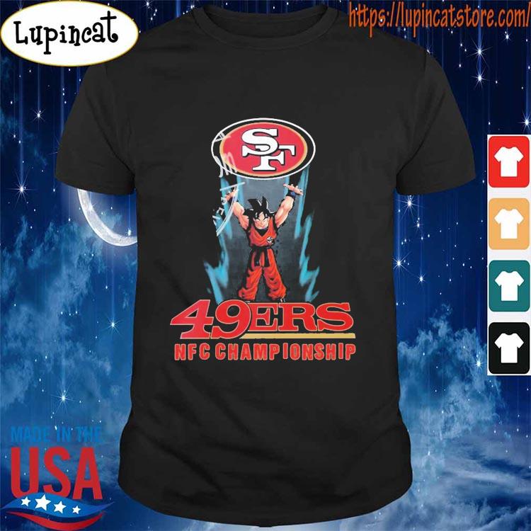 Son Goku San Francisco 49ers 2021 2022 NFC Champions Shirt, hoodie