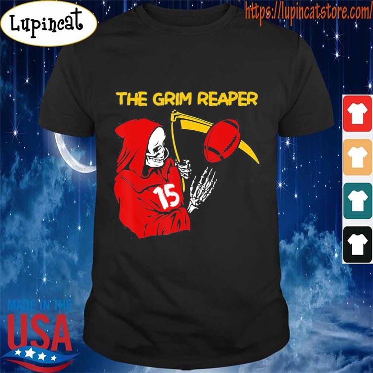 When it's grim go be the grim reaper Kansas City Chiefs football T-shirt,  hoodie, sweater, long sleeve and tank top