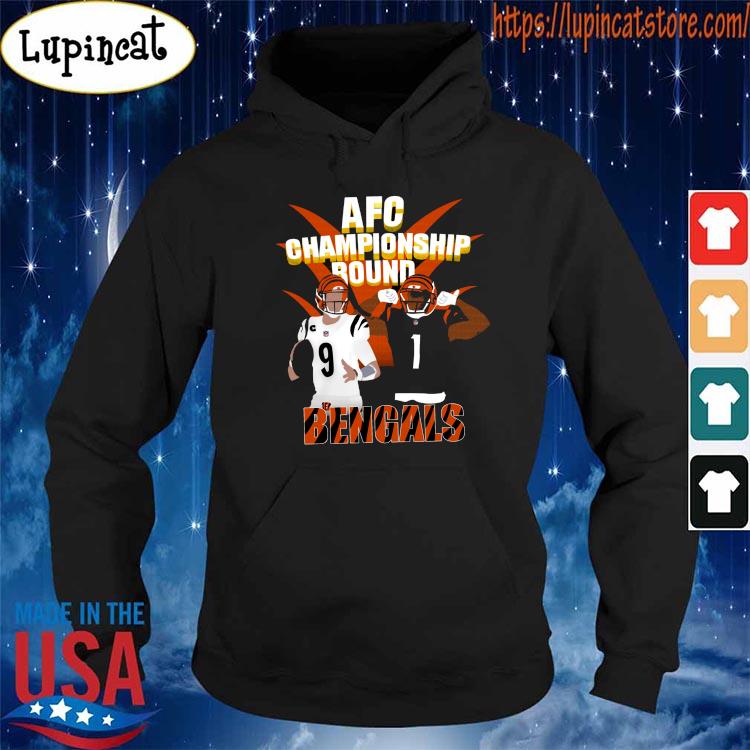 Joe Burrow And Ja'Marr Chase Bengals AFC Championship Shirt, hoodie,  sweater, long sleeve and tank top