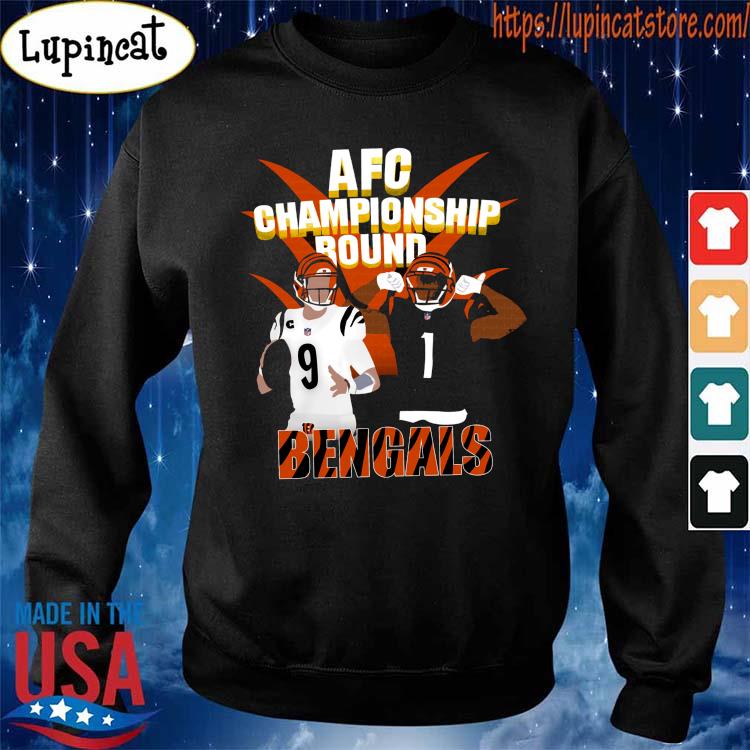 Joe Burrow And Ja'Marr Chase Bengals AFC Championship Shirt