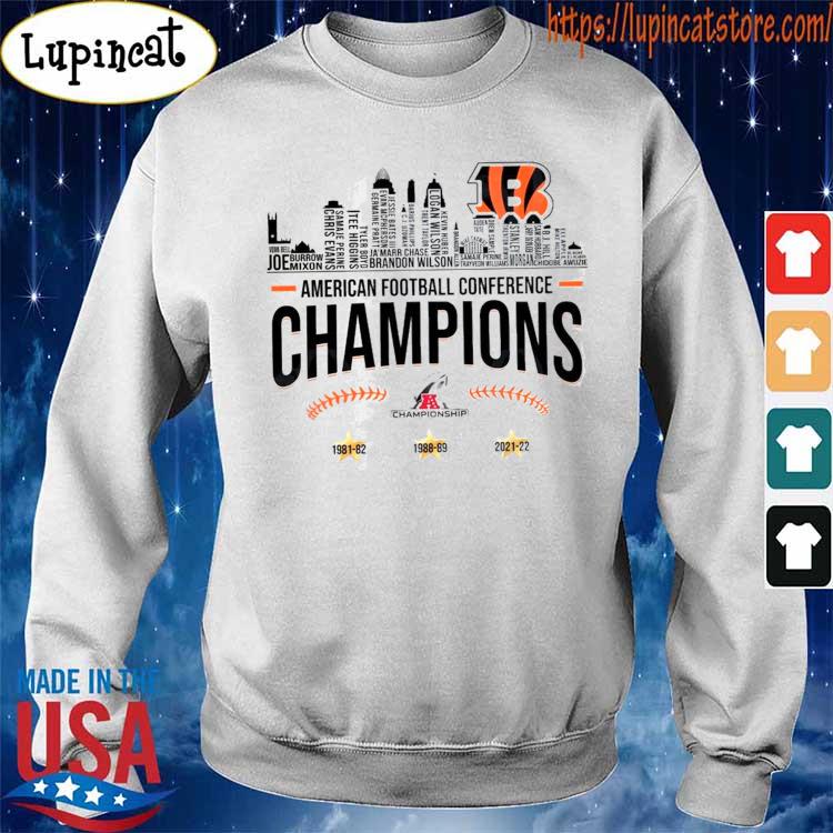 Bengals AFC Championship 2021 t-shirt, hoodie, sweater and long sleeve