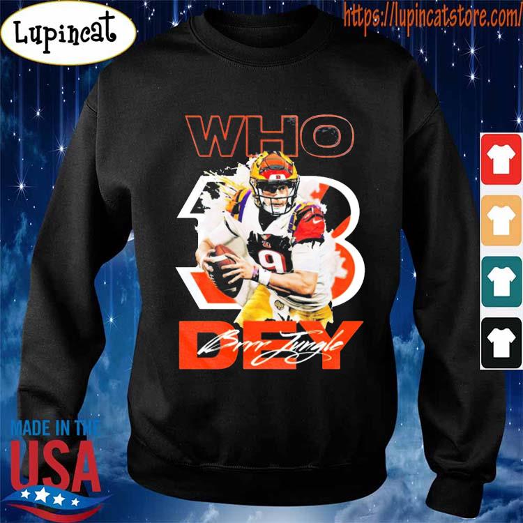 Official Joe burrow joe shiesty cincinnati bengals nfl shirt, hoodie,  sweater, long sleeve and tank top